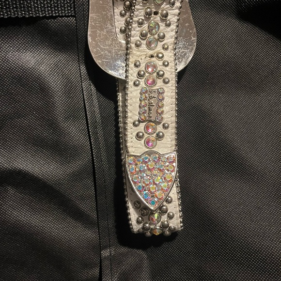 B.B. Simon Multicolor Crystal Belt - Picture 3 of 5